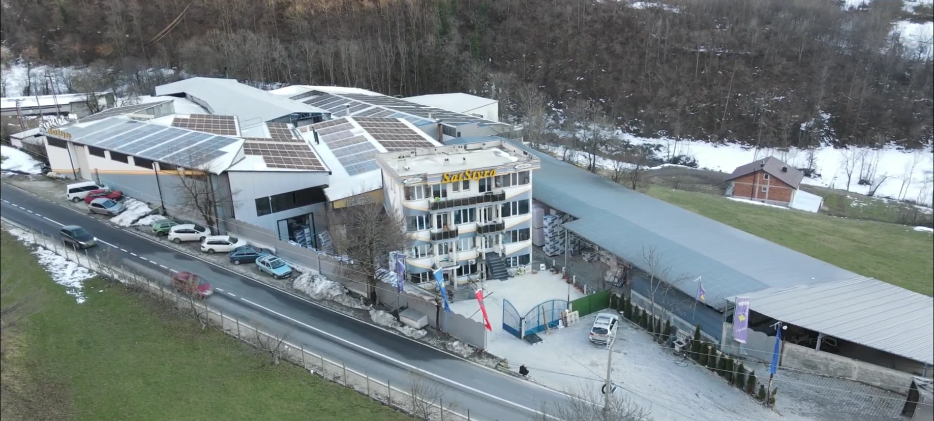 SatStyro factory in Mushnikovë, Prizren